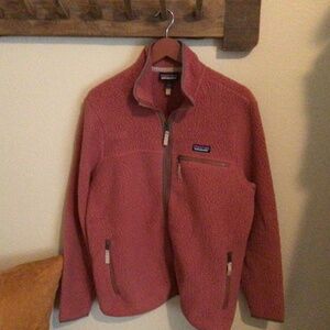 Pumpkin Patagonia zippered jacket